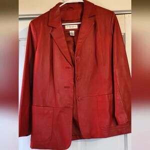 Preston & York women's lambskin blazer, size petite M